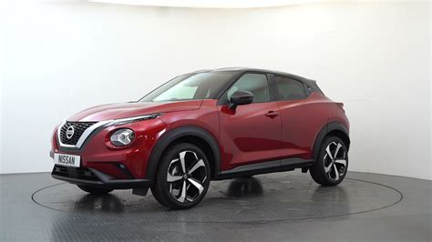 Stunning Hi Spec Juke Tekna In Special Tone Fuji Sunset Red Premium