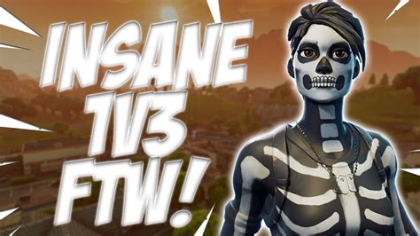 Insane 1v3 Clutch For The Win Fortnite Battle Royale Youtube