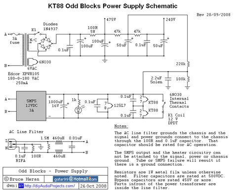 6v6 Push Pull Guitar Amp Schematic