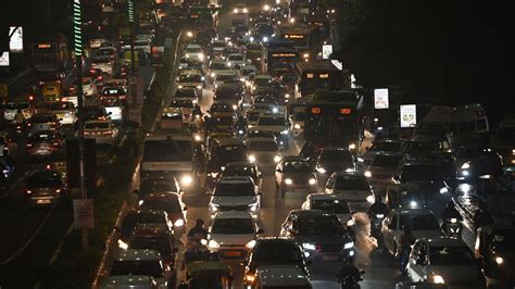 Watch Dhanteras Rain Trigger Traffic Jams Across Delhi Ncr