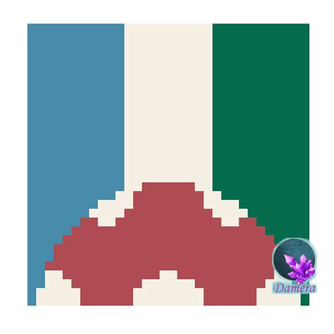 Kinoko Kingdom Flag pattern by DameraCrystmon on DeviantArt