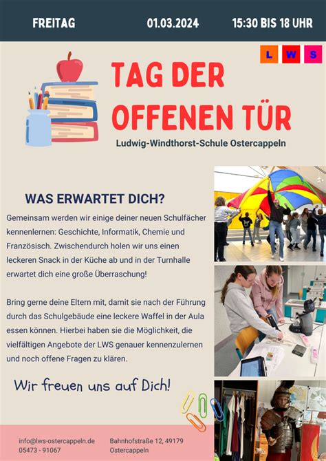 Tag Der Offenen T R Ludwig Windthorst Schule