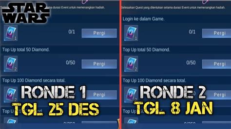 Kabar Gembira Player Gratisan Misi Event Starwars Ada Ronde