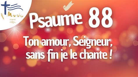 Psaume 88 Ton amour Seigneur sans fin je le chante Nuit de noël