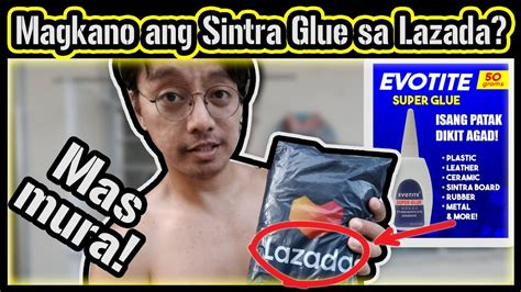 UNBOXING EVOTITE SUPER GLUE FROM LAZADA STICKER BUSINESS