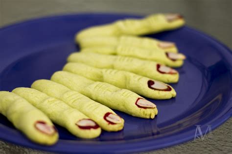 Witches’ Fingers Cookies | Finger cookies, Witch finger cookies, Fall ...