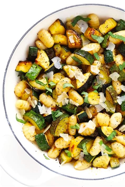 Lemon Basil Gnocchi With Zucchini Gimme Some Oven