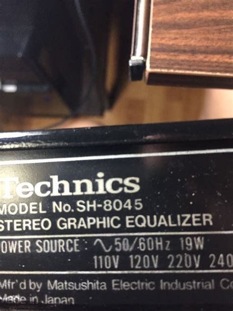 Sale Technics Vintage Stereo Graphic Equalizer 24 Band Audio