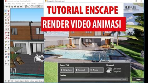 Tutorial Enscape Cara Membuat Animasi Video Scene Dan Render Cepat Youtube