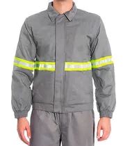 Camisa de Proteção Arco Elétrico NR10 ATPV11 Mr Safety Cinza Sem Bolso