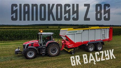 Sianokosy Z NOWYMI NABYTKAMI Massey Ferguson 8S 305 III Pokos W