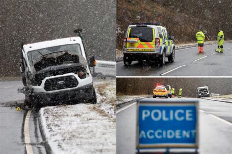 Five People Rushed To Hospital After Horror 3 Car Smash On Busy Scots