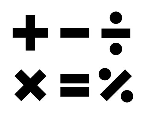 Addition Subtraction Multiplication Division And Equality Of