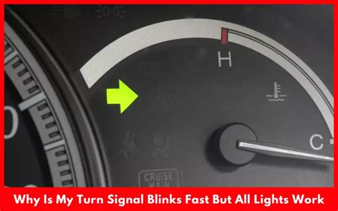 Turn Signal Blinks Faster Than Normal