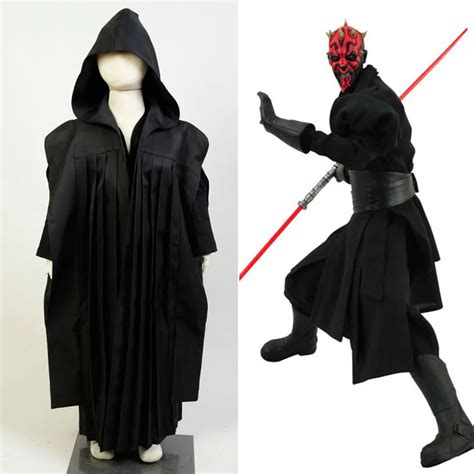 Star Wars Darth Maul Cosplay Costume Jedi Tunic Robe Cloak Halloween Cosplay Costumes For