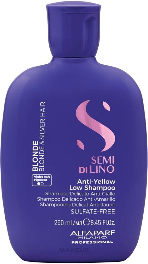 AlfaParf Milano Semi Di Lino Blonde Anti Yellow Low Shampoo Light And