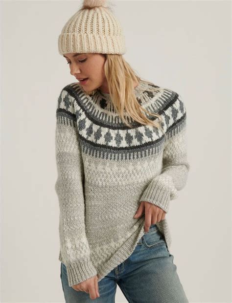 Bold Fairisle Sweater Lucky Brand Fair Isle Sweater Pattern Sweater Sweaters