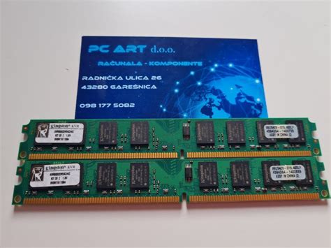 Kingston 4GB 2x2GB DDR2 PC2 6400 800 MHz Račun R1 Jamstvo