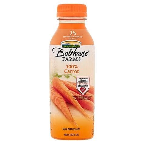 Bolthouse Farms 100 Carrot Juice 15 2 Fl Oz