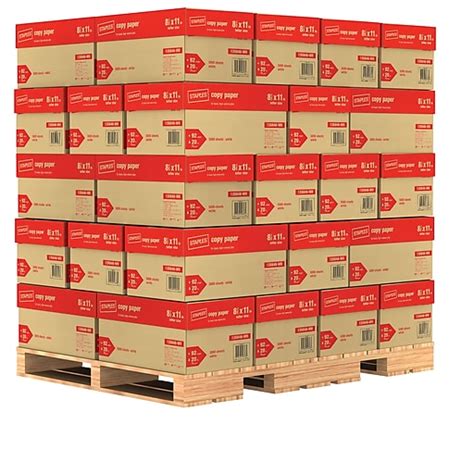 Staples® Copy Paper 8 12 X 11 40 Casespallet 135848 Lqo Staples