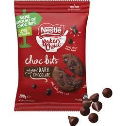 Nestle Bakers Choice Dark Choc Bits G Woolworths