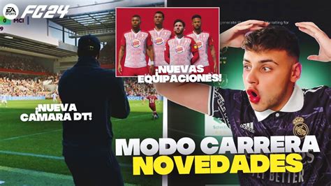 TODAS LAS NOVEDADES De MODO CARRERA En EA FC 24 YouTube