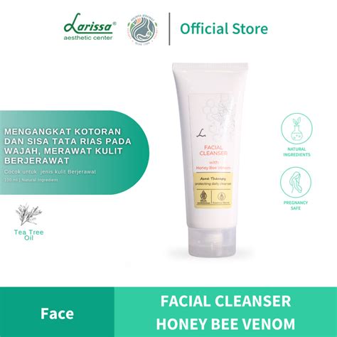 Jual Larissa Facial Cleanser Honey Bee Venom Acne Therapy Larissa