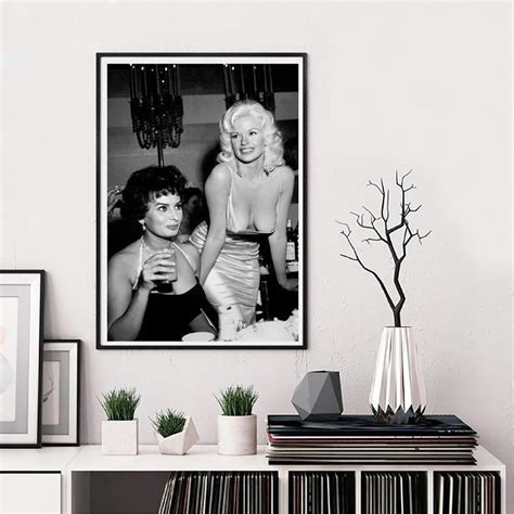 Sophia Loren Und Jayne Mansfield Poster Etsy Schweiz