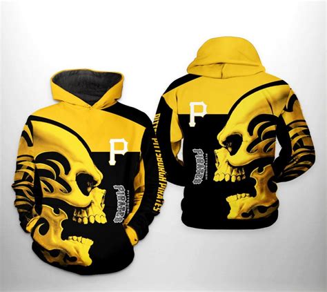 Pittsburgh Pirates Mlb Skull 3d Printed Hoodiezipper Hoodie Travels