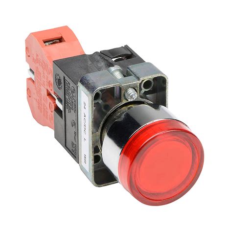 22mm Pushbutton Momentary Red IP65 PN GCX1201 24L AutomationDirect