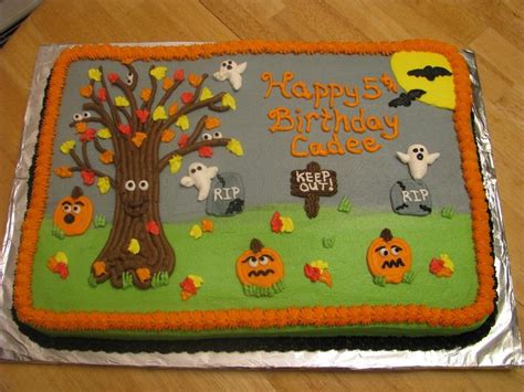 22 Ideas For Halloween Birthday Sheet Cakes Most Popular Ideas Of All