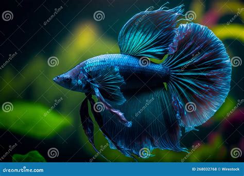 AI Generated Illustration Of A Hyperrealistic Blue Siamese Fighting