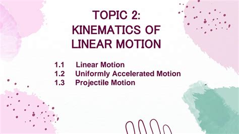 SOLUTION Kinematic Of Linear Motion Studypool