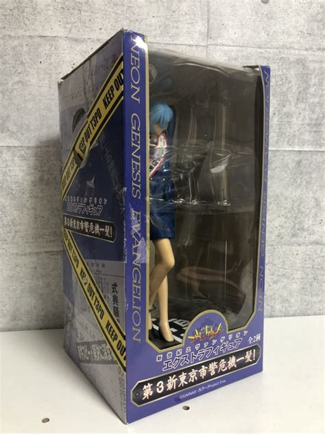 非売品 Sega 2006年 綾波レイ Ex フィギュア 初期版 婦警 女性警察官 手錠 緊縛 フォーマルスーツ 礼服 ヒール 飾緒 外箱付