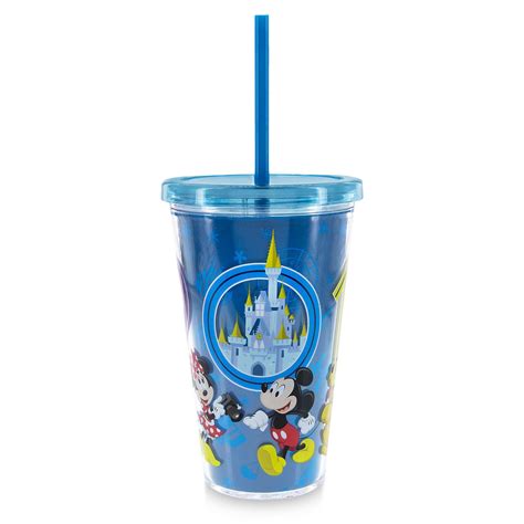 Disney Tumbler with Straw - 2019 Mickey and Friends - Disney World