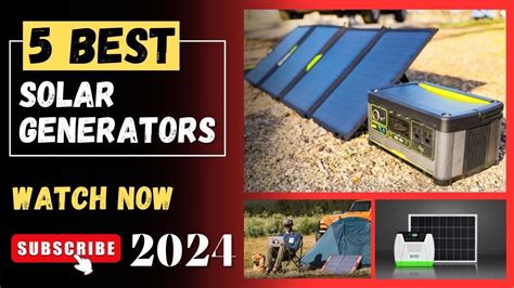 The 5 Best Solar Generators Of 2024 Solar Generators Review YouTube