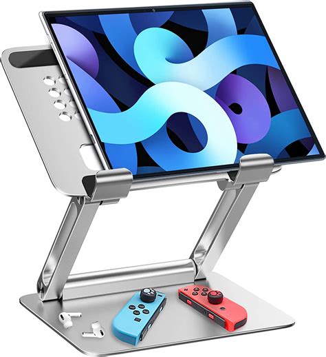 Gz Gzhisy Portable Ipad Stand Holder Adjustable Foldable Tablet Stands