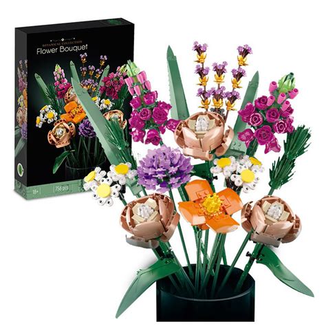 Купить Конструктор Букет цветов / 754 деталей 11650 / 10286 / 6209 / HS ...