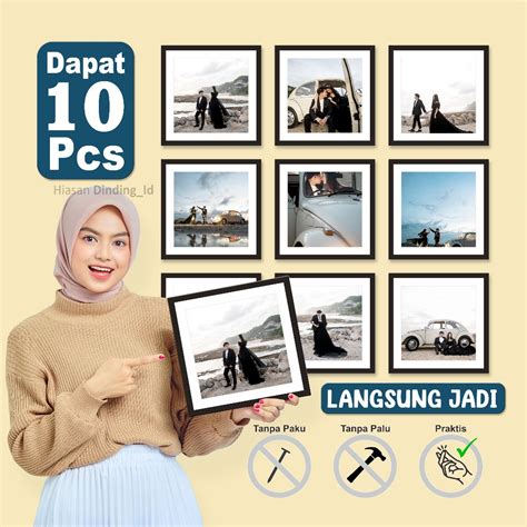 Jual Paket Hemat 10 Pcs Cetak Foto Bingkai 30x40cm 30x21cm