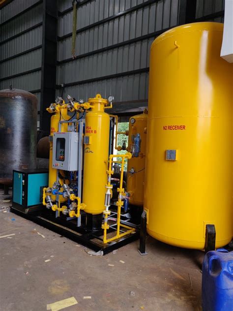 Psa Nitrogen Gas Plant Automation Grade Automatic Capacity 7 M3 Hr At Rs 925000 In Ahmedabad