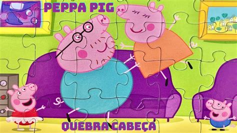 Peppa Pig Em Quebra Cabe A Jogo Youtube