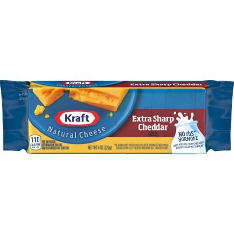 Kraft Extra Sharp Cheddar Block Cheese 8 Oz Kroger