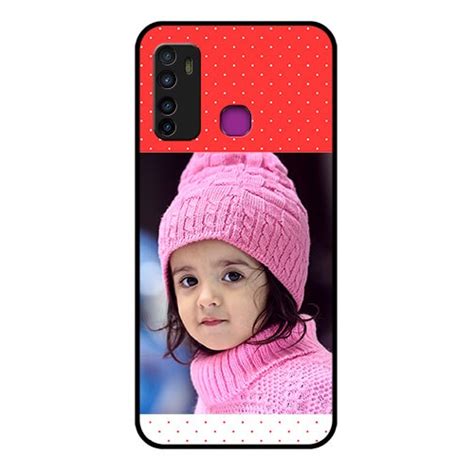 Infinix Hot 9 Custom Glass Phone Case With Photo Printing Personalized Glass Cases