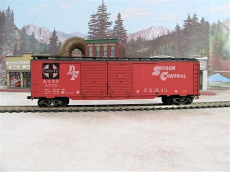 187 Ho Athearn 1237 Atsf 50 Ft Santa Fe Double Door Auto Car Road