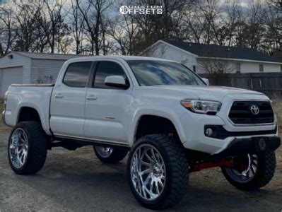 2017 Toyota Tacoma With 24x12 44 Hardcore Offroad Hc15 And 35 12 5R24