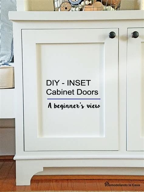 DIY Inset Cabinet Doors A Beginner S Way Remodelando La Casa