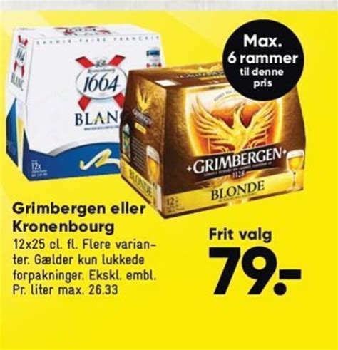 Grimbergen Eller Kronenbourg Tilbud Hos Bilka