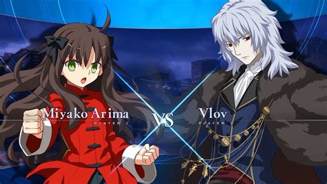 Melty Blood Type Lumina Miyako Arima Vs Vlov Gameplay Video