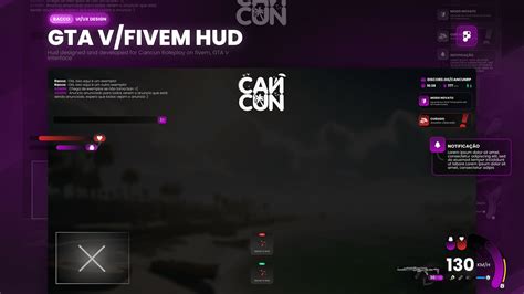 Gta V Fivem Interface Hud Behance