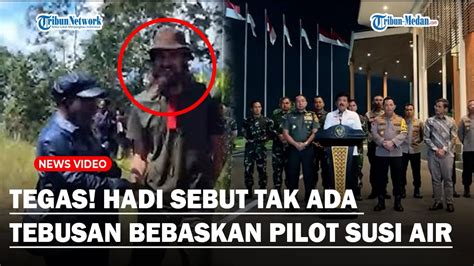 MENKO POLHUKAM Tegas Tak Ada Tebusan Soal Bebasnya Pilot Susi Air